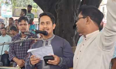 জাতীয় নাগরিক পার্টির (এনসিপি) উত্তরাঞ্চলের মুখ্য সংগঠক সারজিস আলম। ছবি- সংগৃহীত