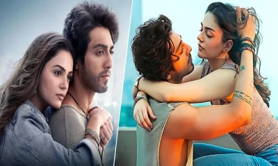 ‘সাইয়ারা’ ছবির দৃশ্যে আহান পান্ডে ও অনিত পাড্ডা। ছবি- সংগৃহীত