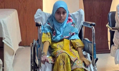 বিমান বিধ্বস্তের ঘটনায় দগ্ধ সাইয়েবা।