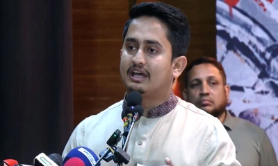 জুলাই যোদ্ধা ও শহীদ পরিবারকে কোনো দলের ব্যানারে দেখতে চাই না : সারজিস