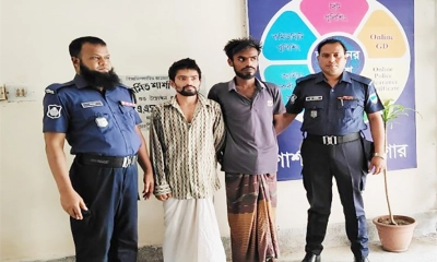 শার্শায় তরুণীকে ধর্ষণের অভিযোগে দুই যুবক গ্রেপ্তার