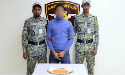 অভিনব কায়দায় ইয়াবা পাচারের চেষ্টা, বিমানবন্দরে আটক কক্সবাজারের নবী হোসেন