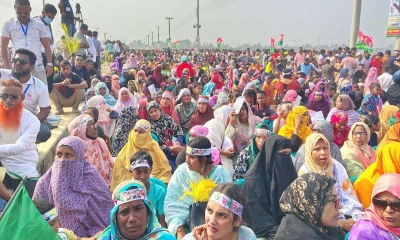 তারেক রহমানের জনসভায় জনতার ঢল