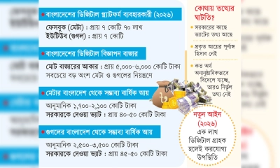 দেশে মেটা-গুগলের আয় জানে না সরকার!