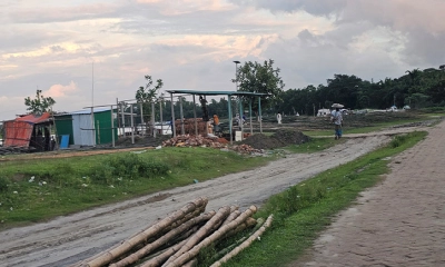 মসজিদের নামে নদীর চর দখল