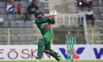 ২০ ওভার শেষে বাংলাদেশের সংগ্রহ ৬৬ রান