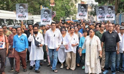 রাহুলের মৃত্যু রহস্য উন্মোচনের দাবিতে টলিউডে তারকাদের প্রতিবাদ মিছিল