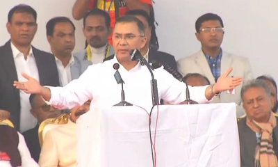 দেশের মানুষ কথা বলার অধিকার ফিরে পেতে চায় : তারেক রহমান