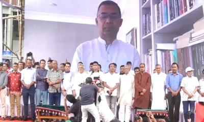 ছাত্রদলের সমাবেশে যুক্ত হয়েছেন তারেক রহমান