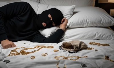 চুরি করতে এসে ক্লান্ত হয়ে ঘুম, অতঃপর...