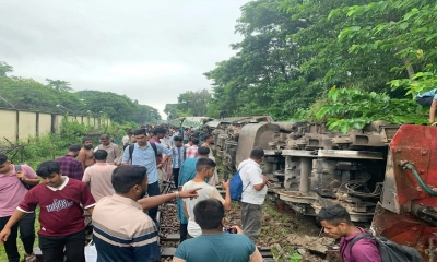 সিলেটে ট্রেন দুর্ঘটনায় আহত ১৫