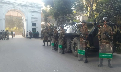 হাসিনার রায় ঘিরে ট্রাইব্যুনাল এলাকায় কড়া নিরাপত্তা