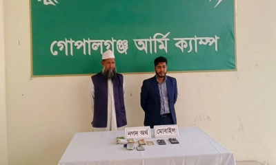 আটক ২ জন। ছবি- রূপালী বাংলাদেশ