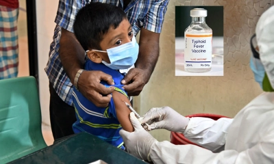 টাইফয়েড টিকার প্রথম ক্যাম্পেইন শুরু কাল