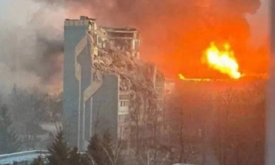 খারকিভে রাতভর ড্রোন ও ক্ষেপণাস্ত্র হামলা  রাশিয়ার , নিহত ৯