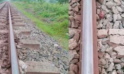 বাগাতিপাড়ায় সাড়ে ৭ কিলোমিটার রেলপথে সাড়ে ৩ হাজার স্লিপার ক্ষতিগ্রস্ত, দুর্ঘটনার শঙ্কা
