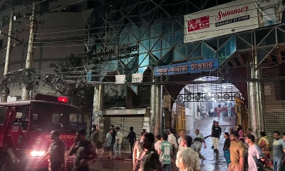মাঝরাতে কাটাবনের ভবনে আগুন, নিহত ২
