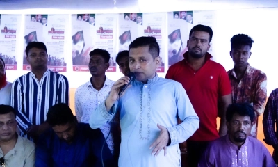 গফরগাঁওয়ে বিভিন্ন স্থানে পথসভা করলেন যুবদল নেতা লিমন