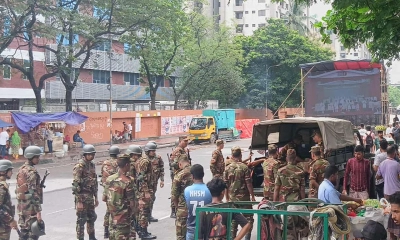 ‘৩৬ জুলাই’ বর্ষপূর্তি: মানিক মিয়ায় নিশ্ছিদ্র নিরাপত্তা জোরদার