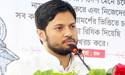 ঘুণে ধরা সমাজ পরিবর্তনের জন্য আবু সাঈদরা জীবন দিয়েছেন: শিবির সভাপতি