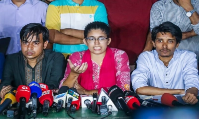 ১১ দফা ইশতেহার ঘোষণা উমামা ফাতেমার ‘স্বতন্ত্র শিক্ষার্থী ঐক্য’ প্যানেলের