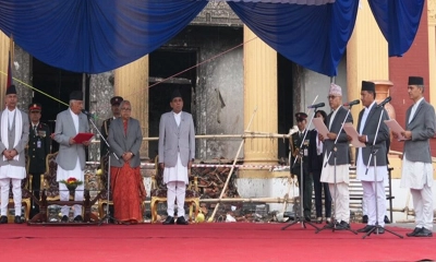 শপথ নিলেন নেপালের নতুন ৩ মন্ত্রী