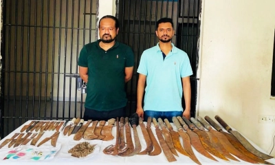 গাজীপুরে যৌথ বাহিনীর অভিযানে অস্ত্র ও মাদকসহ আটক দুই 