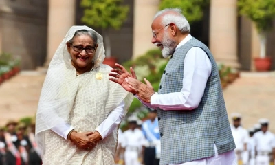 শেখ হাসিনা ও নরেন্দ্র মোদি। ছবি- সংগৃহীত