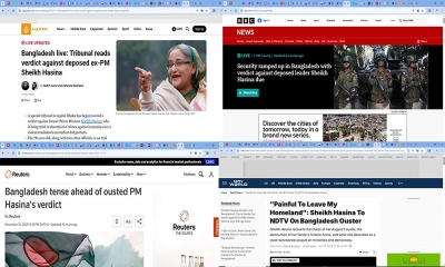 আন্তর্জাতিক গণমাধ্যমের প্রতিবেদনে হাসিনার মামলার রায়