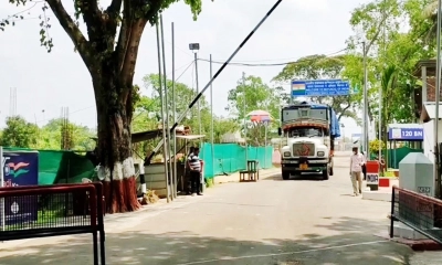 ব্রাহ্মণবাড়িয়ার আখাউড়া স্থলবন্দর। ছবি: রূপালী বাংলাদেশ