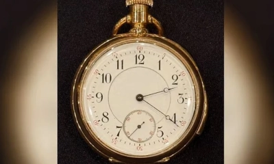 টাইটানিক যাত্রীর সোনার ঘড়ি নিলামে সাড়ে ২৮ কোটি টাকায়  বিক্রি