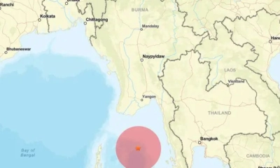 এবার মিয়ানমার উপকূলে ৫ দশমিক ৩ মাত্রার ভূমিকম্প