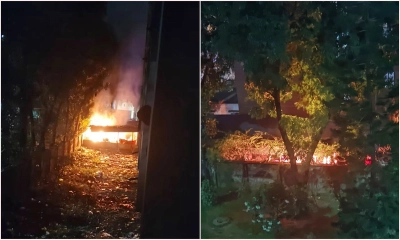 ঢাবির বিজয় একাত্তর হলে আগুন