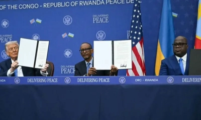 যুক্তরাষ্ট্রের মধ্যস্থতায়  শান্তিচুক্তি সই কঙ্গো রুয়ান্ডার, দুর্লভ খনিজে চোখ ট্রাম্পের