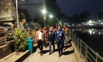 বরগুনায় কিশোর গ্যাং ও মাদকবিরোধী অভিযানে নেমেছে পুলিশ