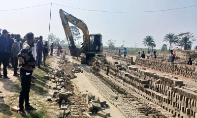 ইটভাটায় ভ্রাম্যমাণ আদালতের অভিযান, ১৫ লাখ টাকা জরিমানা