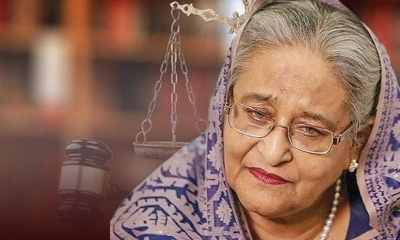 ‘শেখ হাসিনাকে বিচারের মুখোমুখি করতে দেশে ফেরানোর চেষ্টা চলছে’