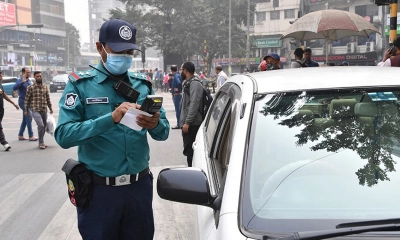 এক দিনে ডিএমপি ট্রাফিকের ১৫১২ মামলা