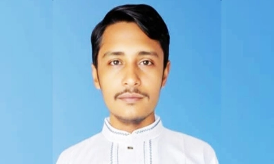 যুবদল নেতা রিয়াজ শেখ। ছবি: রূপালী বাংলাদেশ