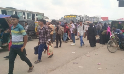 দুই দিন পর ঢাকা-ময়মনসিংহ মহাসড়কে বাস চলাচল শুরু