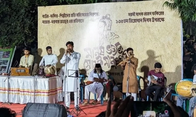 তিরোধান অনুষ্ঠানে বাউল-ফকিরদের ওপর আক্রমণের প্রতিবাদ