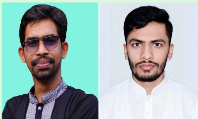 জাতীয় ছাত্রশক্তি হাতিয়ার নেতৃত্বে নেয়ামত উল্লাহ নিরব ও আশিক