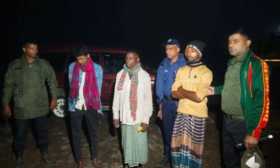 তাড়াশে কৃষিজমিতে অবৈধ পুকুর খনন, ঠিকাদারকে জরিমানা