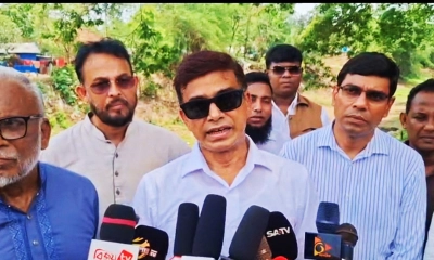 জিয়ার খাল পরিদর্শনে প্রতিমন্ত্রী ফরহাদ হোসেন আজাদ