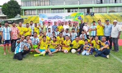 আর্জেন্টিনাকে প্রীতি ম্যাচে টাইব্রেকারে হারিয়ে দিলো ব্রাজিল