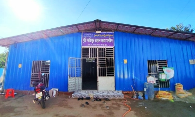 দখলমুক্ত জমিতে আজান, নির্মিত মসজিদের উদ্বোধন