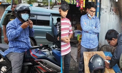 ছদ্মবেশে ইউএনওর ঝটিকা অভিযান, খোলা পেট্রোল বিক্রিতে জরিমানা