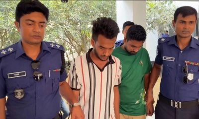 ডাকাতির ৮ ঘণ্টার মধ্যে টাকা ও অস্ত্রসহ গ্রেপ্তার ২