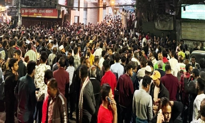 রাস্তায় রাস্তায় বিএনপির বিজয় মিছিল
