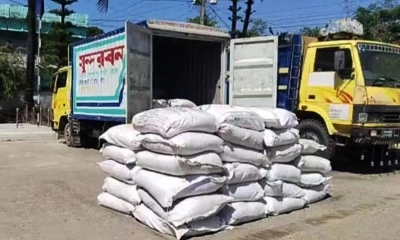 সিলেটে ভারতীয় চা পাতার চালান আটক, চালক গ্রেপ্তার